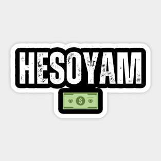 HESOYAM - GTA San Andreas  cheatcode Sticker